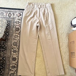 H&M high waisted wide leg trousers